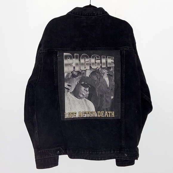 The Notorious B.I.G. ๐ฝ Biggie Smalls ๐ Life after Death ๐ดโโ ๏ธ XXL 1/1 Denimโโ - Picture 5 of 9
